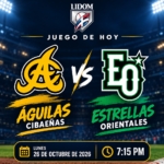 Duelo LIDOM bajo las luces del estadio